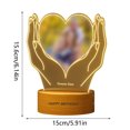 thumbnail image 2 of Customized Commemorative Night Light with Photo Frame Present for Birthday Thanksgiving Valentine's Day, 2 of 8
