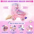 thumbnail image 6 of SubSun Kids Roller Skates for Girls Boys 4 Sizes Adjustable for Sports Toys, 6 of 7