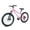 Pink, variant on Juuar 24" Mountain Bikes for Men Women Ages 13+, 7 Speed Dual Brake MTB Bike Bicycle with Front Suspension, Sturdy Steel Frame City Bike, Fits Riders 51"-59", Pink