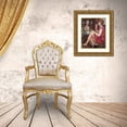 thumbnail image 3 of Wegener, Gerda 20x24 Gold Ornate Wood Framed with Double Matting Museum Art Print Titled - Queen of the Heart - Portrait of Lili, 3 of 4