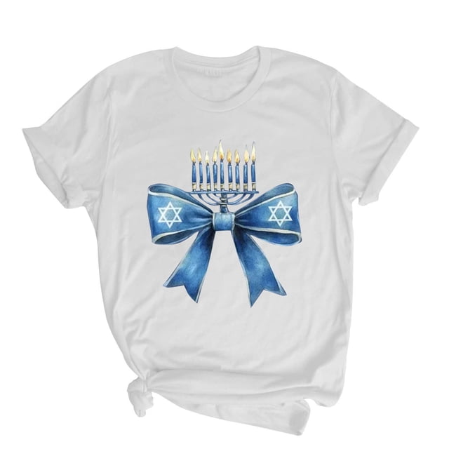 Blusas de Manga Corta para las Mujeres Divertida Impresión Cuello Redondo Camiseta Vintage, Blusas de Primavera para las Mujeres