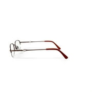 Visage Womens E211 Oval Prescription Eyeglasses with Case, Brown