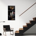 thumbnail image 3 of ZHONGYUTONG African American Wall Art 3 Piece Black Man Pictures Gold Crown Paintings Afro King Canvas Print for Living Room Bedroom Home Office Framed (11.00" x 14.00" x 3PCS), 3 of 6