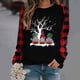 thumbnail image 1 of Puntoco Navidad moda mujer Casual manga larga impreso señoras sudaderas tops Puntoco Puntoco-6364, 1 of 4