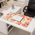 thumbnail image 3 of Pink Flowers with a Pink Background Mousepad Gaming Pad Mouse Waterproof Washable for Office Home Work Gaming Gift Tables Mousepads Rubber Base Mousepad with Stitched Edges 35.4x15.7inches, 3 of 7