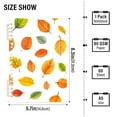 thumbnail image 2 of FORMRS 1-Subject Spiral Notebook 8" x 5" College Ruled 60 Refillable Sheet A5 Hard Cover, Yellow Leaves, 2 of 7