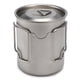 thumbnail image 5 of Juego de campamento premium: taza de titanio 450ml + olla colgante 750ml - ultra ligero y resistente para senderismo, picnic y aventuras al aire libre., 5 of 7