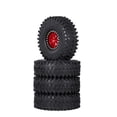 thumbnail image 1 of Amdohai 4PCS 1.9in Crawler RC Rubber Tires with Metal Rim for 1/10 RC Rock Crawler, 1 of 8