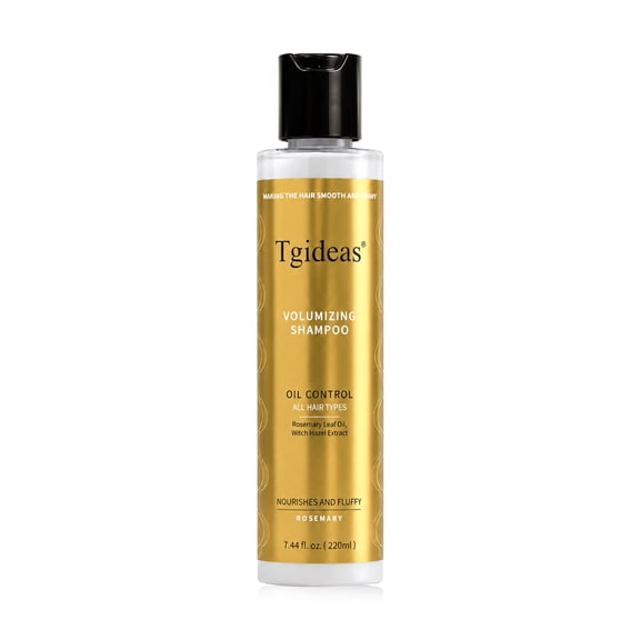 Tgideas Rosemary Purifying Shampoo for Deep Cleansing & Volumizing, Scalp Refresh, Women Men, 7.44 fl oz