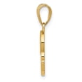 thumbnail image 2 of 14k Yellow Gold R Script Initial Pendant, 2 of 5