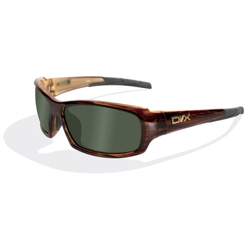 DVX Oculus Polarized Green Lens/ Layered Tortoise Frame Rxable