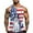 Red, variant on UVEASISHA Big and Tall Tank Tops for Men Sleeveless American Flag Graphic Tee Quick Dry Gym Muscle Tanks White XXL