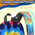 thumbnail image 5 of Red and Yellow Tie Dye Pattern 17" School Backpacks for Teens,Waterproof Oxford Fabric,S-Shape Padded Straps for School,Travel,Hiking,Camping, 5 of 6