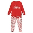 thumbnail image 2 of FKELYI 2-Pack Red Snowflake Pj Size 7-8 Years Old Comfortable Sleepwear for Teens Merry Christmas Breathable Festival Long Sleeve Pajamas, 2 of 5