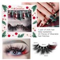 thumbnail image 5 of Juego de piezas de mejora de uñas de pestañas postizas para escenario de fiesta de Año Nuevo de Navidad, regalo para mujeres, 5 of 5