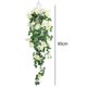 thumbnail image 2 of Laklulu Simulación de rosa violeta decoraciones para el hogar de boda colgadas en la pared Flores artificiales y ratán, 2 of 5