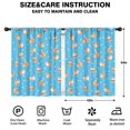 thumbnail image 2 of Blackout Kids Curtains,Cute Shiba Inu Childrens Insulated Curtains Set Of 2,Bedroom Essentials,Toddler Room Decor 42x54in(106x137cm), 2 of 4