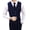 Navy Blue, variant on Joernso Men Suit Vest Waistcoat V Neck Sleeveless Solid Color Slim Fit Single-breasted Cardigan Formal Business Coat Groom Wedding Coat