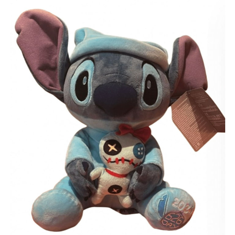 Disney Parks 2024 626 Day Stitch and Scrump Sleeping Plush Toy New