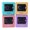 Blue, variant on Walbest Creative Kids Safe Deposit Box Shaped Piggy Bank Toy, Xmas New Year Funny Plastic Safe Piggy Bank Toy for Children, 3.54" x 3.15" x 3.54"