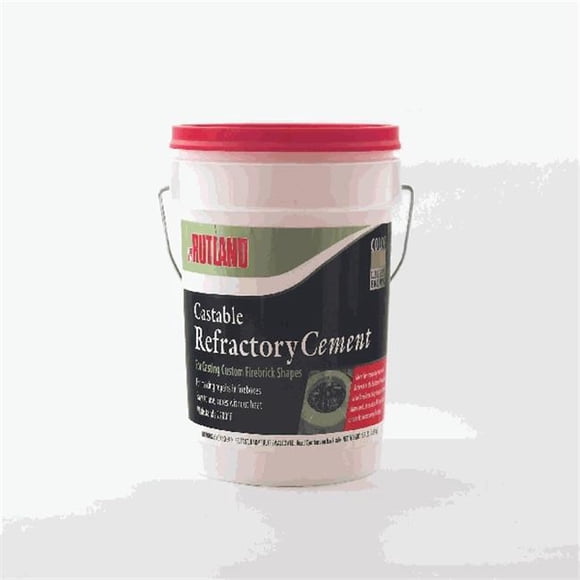 RUTLAND Castable Refractory Cement - 25 lbs