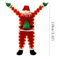 thumbnail image 3 of Adornos navideños colgantes de Papá Noel para el hogar, adornos navideños para exteriores, regalos para escaleras, techos, chimeneas y puertas, 3 of 5