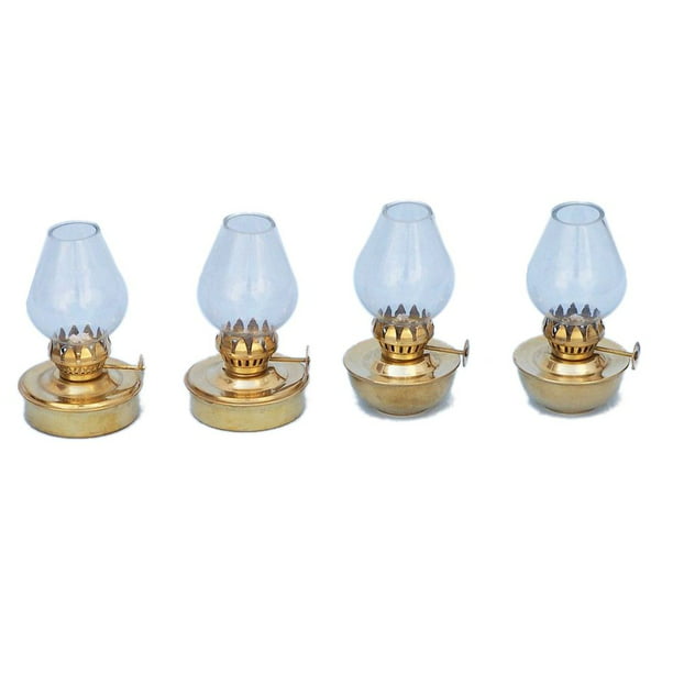 Solid Brass Table Oil Lamp 5 Set Of, Solid Brass Lamps