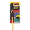 rubbermaid wet/dry floor kit, microfiber, 55"l, black;yellow