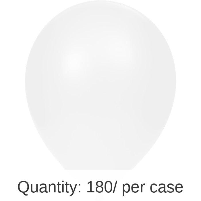 180/Case Bulk White Latex Balloons