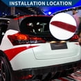 thumbnail image 2 of Reflector trasero derecho de parachoques Unique Bargains, marcador lateral No.52163WB002/52163WB001 para Toyota Prius 2019-2022, 1 pieza roja, 2 of 7