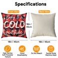 thumbnail image 7 of Christmas Pillow Covers 18x18 inch Set of 4 Christmas Decorations Throw Pillow Covers Christmas Decor Farmhouse Home Soft Linen Pillow Covers for Couch Sofa Bed Car (Set of 4), 7 of 7