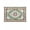 Grass Green Light Blue Light Brown, variant on Green Boho Sun Shade Sail 6.5'x10' Rectangle Outdoor Shade Canopy, Ethnic Geometric Middle Century Art Porch Shades Outdoor Sun Blocking Screen, Sunshade Cloth Covers for Patio/Deck/Garden