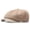 Khaki, variant on Men Summer Breathable Mesh Octagonal Newsboy Flat Hat Hollow Duckbill Ivy Cap
