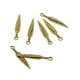 thumbnail image 4 of Venta Al Por Mayor, 100 Piezas, Colgantes de Plumas de Color Dorado , de, 4 of 9