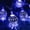 Blue, variant on Solar String Lights Outdoor- 3.5M 10 LED Solar Garden Lights With 8 Modes Waterproof Solar Decorative Light For Patio- Yard- Party- Wedding.