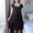 Black, variant on Womens Satin Nightdress Clearance Summer Fashion V Neck Casual Solid Short Sleeve Sleepshirts Soft Cozy Casual Nightdress Pink Free Size