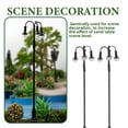 thumbnail image 4 of 2pcs DIY Sand Table Yard Lights Street Light Models Railway 3-head Light Models, 4 of 7