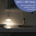 2 Pack SnapPower GuideLight 2 for Outlets [for GFCI Outlets Only] Night Light Electrical