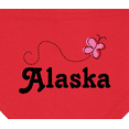 thumbnail image 3 of Inktastic Alaska Butterfly Baby Bandana Bib, 3 of 4