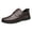 Brown, variant on Dress Shoes for Men Fall Fashion Casual Leather Lace up Pointed Toe Business Office Formal Oxfords Slip on Loafers Dressy Sneakers Black Size 8