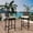 Brown & Beige, variant on Garvee Outdoor Wicker Barstools Set of 2, Rattan Patio Bar Stools for Backyard, Gray