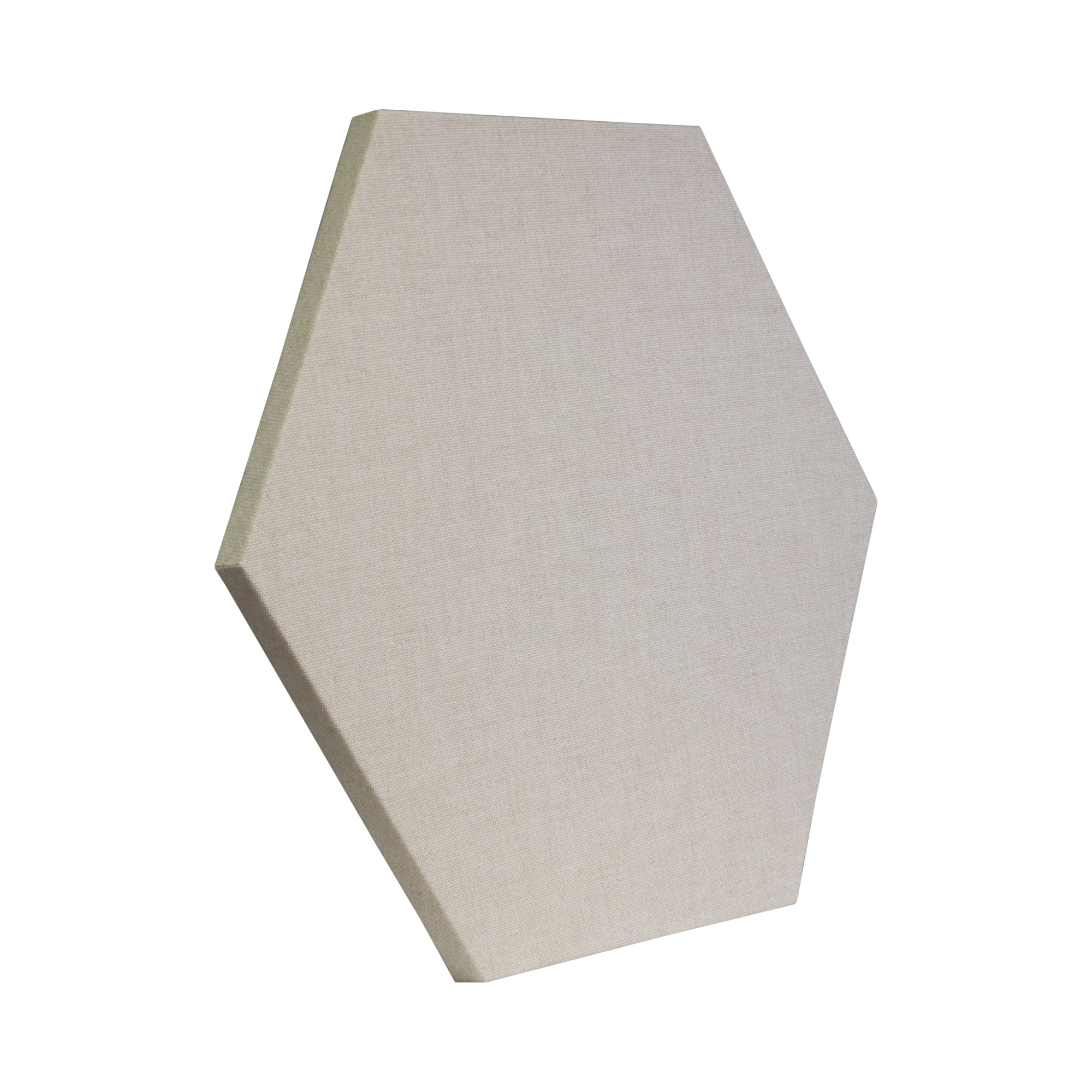 ATS Acoustics Hexagon Fire Rated Sound Absorbing Acoustic Panel 24" x 1" (Cream)