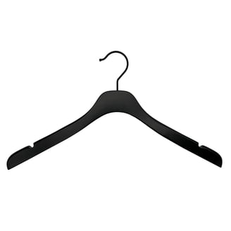 NAHANCO 18" High Polished Chrome Shirt Hangers - Pack Of 25, Slim Profile, 3.5mm Thick Wire