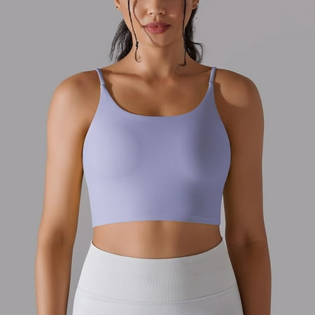 Sleeveless Tops for Women Women s Tank Tops Women Tops Ladies Tops Women s Yoga Tank with Built in Bra Padded Sports Bra  Crop Tank Tops Wireless Fitness Yoga Workout Running