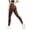Coffee, variant on Lifting Lycra No Front Seam Workout Leggings Women Tummy Control High Waist Seamless Running Leggings Black for Size L