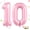 Pastel Pink, variant on MaxxMarket 40 Inch Large Light Pink Foil Number Balloons 0-10, Self-Sealing 2nd Birthday Balloon for Girls Women Anniversary Baby Shower Princess Party Decorations Supplies