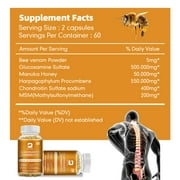 Triple Strength Glucosamine Chondroitin Joint Health Dietary Supplement Capsule, 120 Count