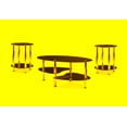 thumbnail image 1 of Black And Chrome Coffee Table Set, 1 of 1