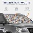 thumbnail image 4 of Saiise Colored Casino Chips for Foldable Car Sun Shades (2-Pack) Offer Sun Protection with an Easy-fold Design for Convenient Windshield Shading-Small, 4 of 6