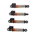thumbnail image 2 of RC Threaded Tele Shocks, Alloy High Elasticity Double Long Stroke Balanced Riding RC   For 1/18 1/24 RC Crawler Car Black, 2 of 8